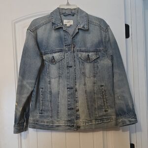 Universal Thread Light Wash Blue Denim Jean Jacket